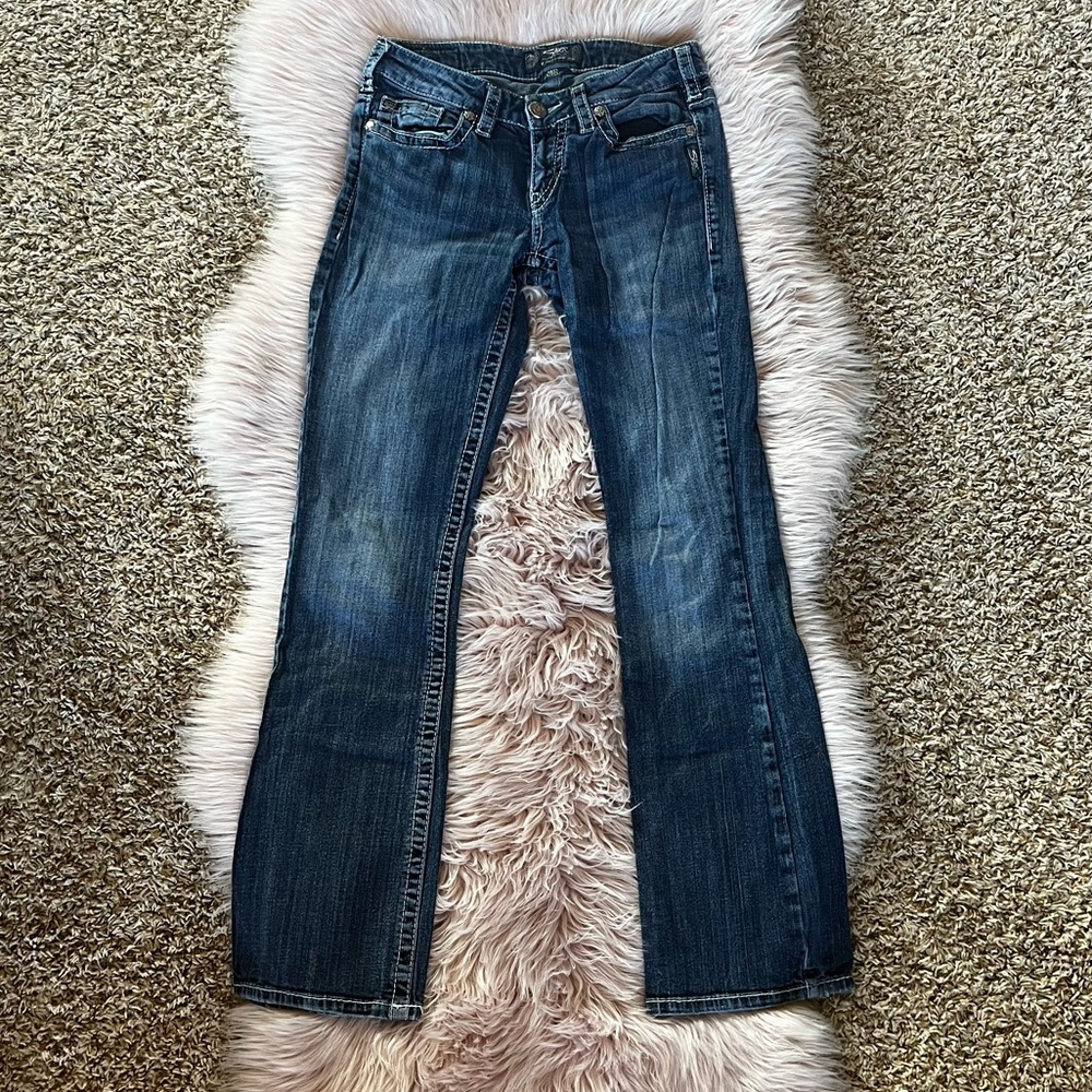 Silver Buckle Jeans